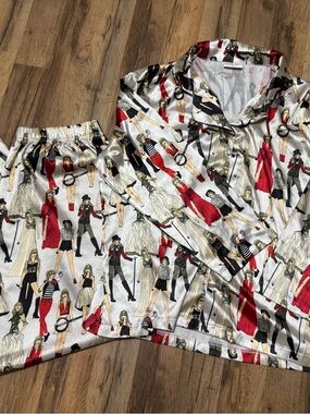 Authentic Taylor Swift Red (Taylor's Version) Eras Pajama Set Size 2X